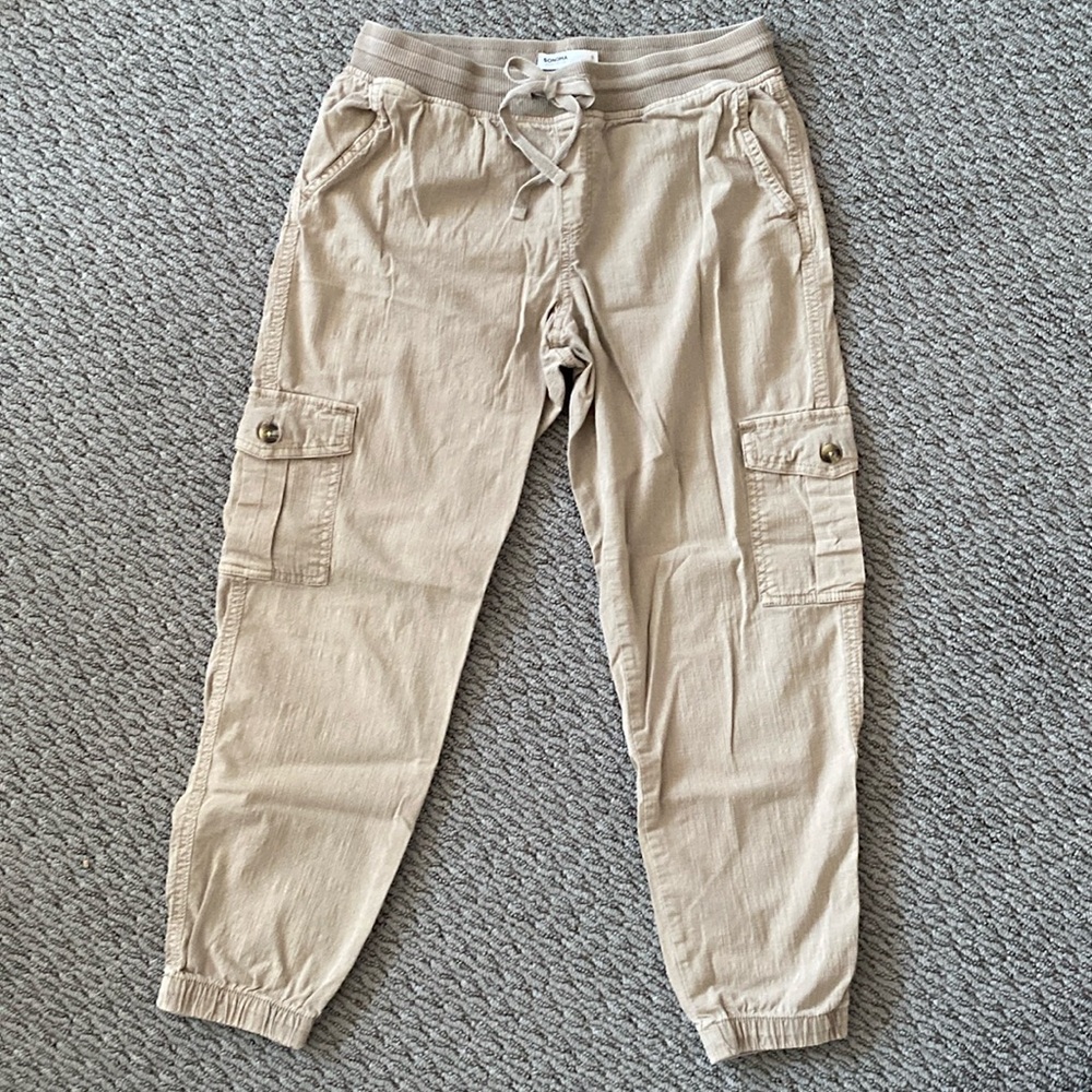 Sonoma stretch-cotton khaki cargo pants